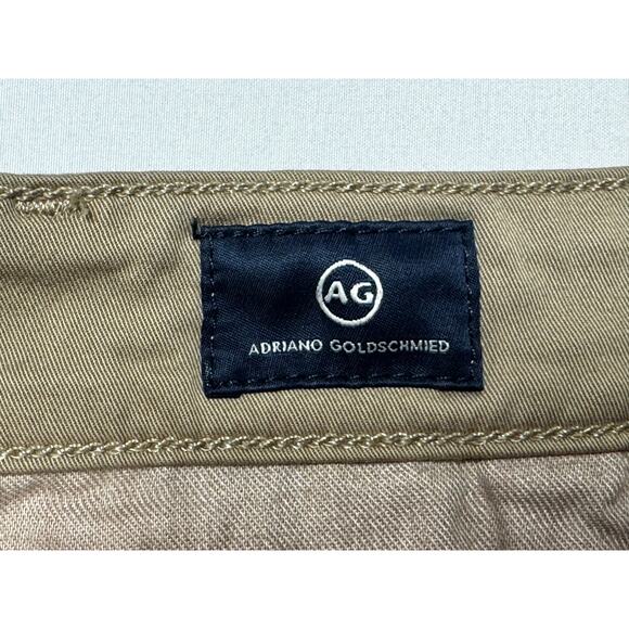 AG Adriano Goldschmied Men's The Griffin Relaxed Tan Chino Short - 40R (41x10.5) - Picture 4 of 6
